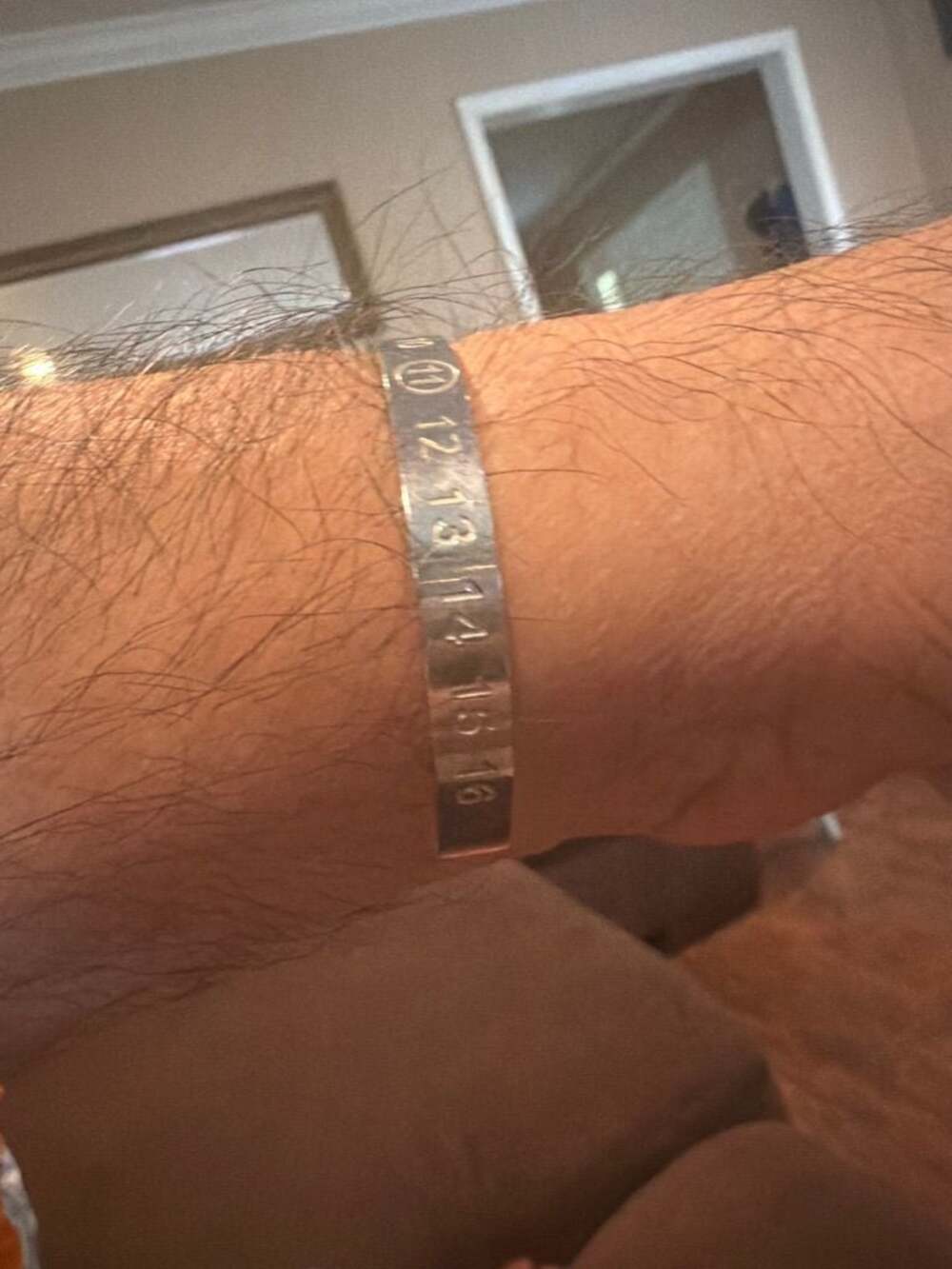 Maison Margiela Numbered Cuff Bracelet